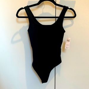 Abercrombie and Fitch NWT Black Bodysuit Tank Soft A&F XS
